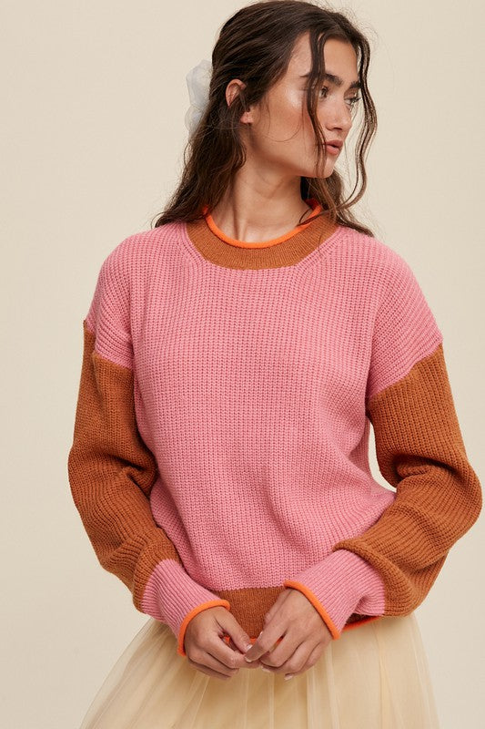 Bella Colorblock Sweater